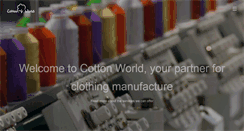 Desktop Screenshot of cottonworlduk.com